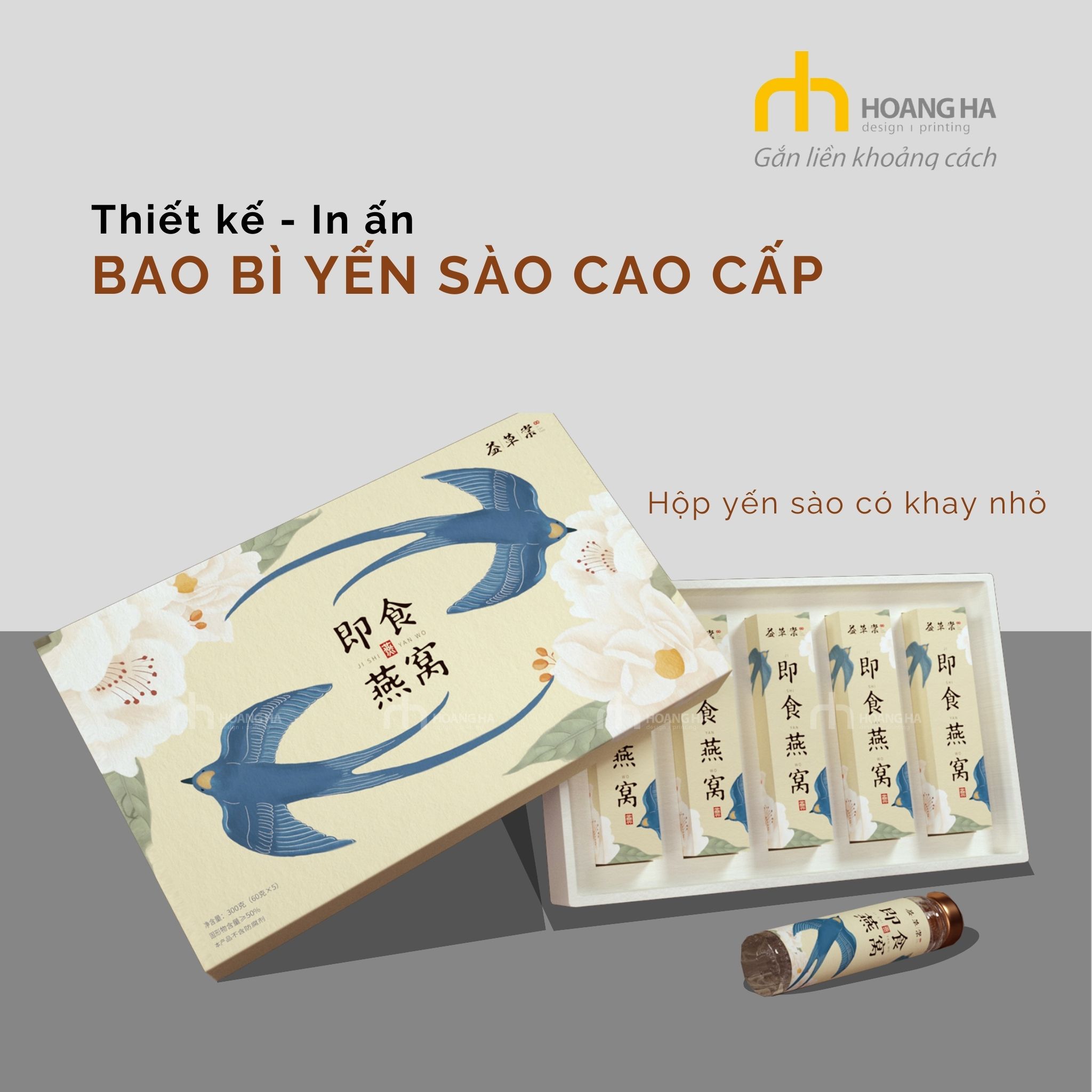 thiét kế - sản-xuất - in ấn bao bì yến sào cao cấp